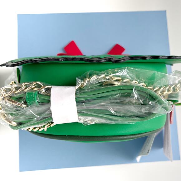 Loungefly Snoopy Christmas Wreath Crossbody Woodstock Peanuts Light Up Holiday - Picture 13 of 13